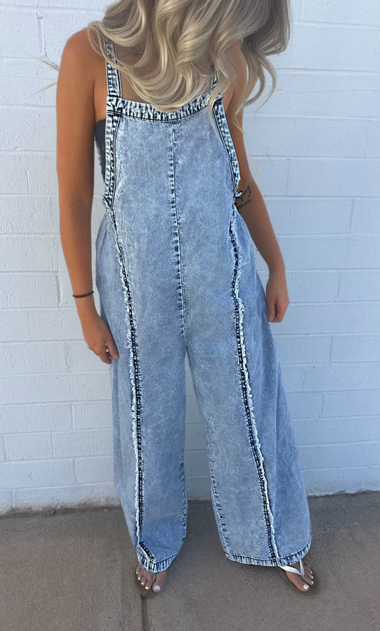 Denim jumpsuit